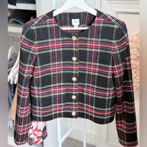 J. Crew Tartan Lady Jacket worn only 1x